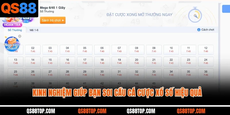 Kinh nghiệm giúp bạn soi cầu cá cược xổ số hiệu quả